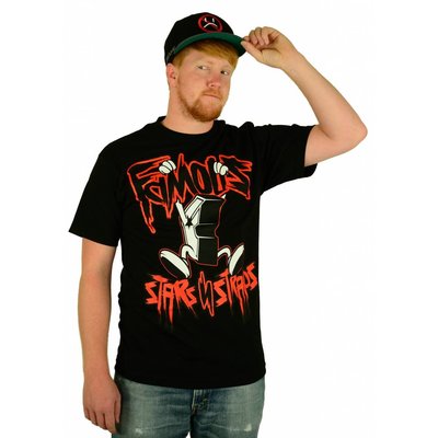 Famous Stars and Straps Hanging Boh T-Shirt Black/Red