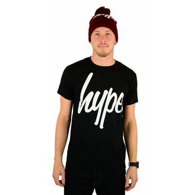Hype Script T-Shirt Black/White