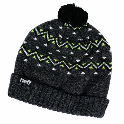 Neff Headwear Retro Beanie Charcoal