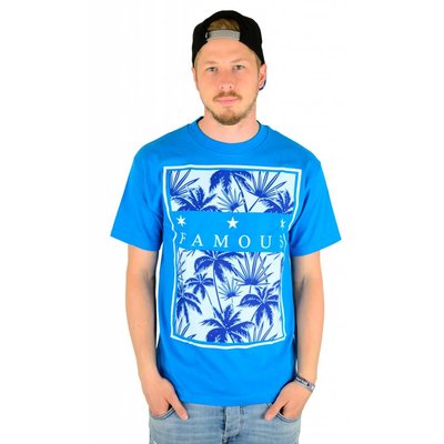 Famous Stars and Straps Tropical Box T-Shirt Turquoise