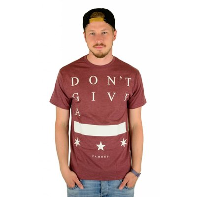 Famous Stars and Straps DGA Premium T-Shirt Burgundy