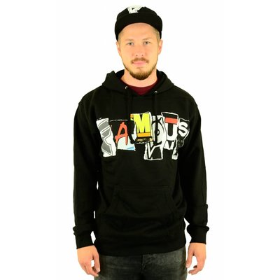 Famous Stars and Straps Trashed Hoodie Black