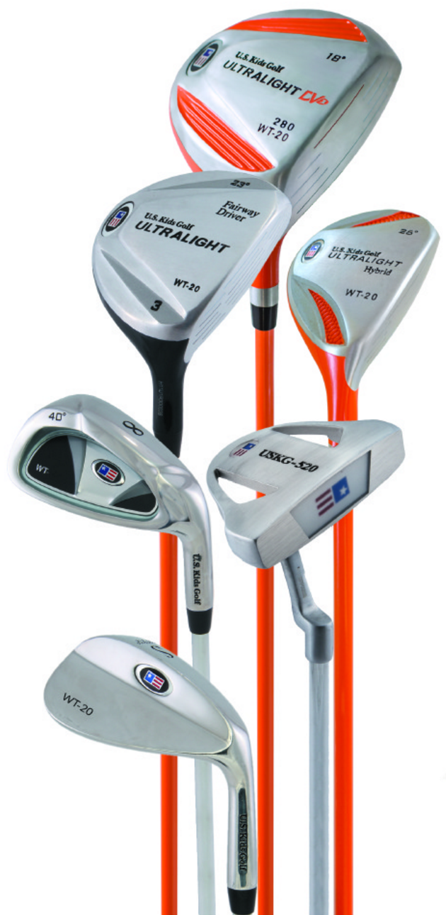Die Ultralight Series Golfsets von US Kids Golf für Anfänger