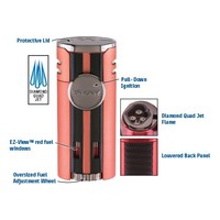 Aansteker Xikar HP4 Quad Lighter Black Matte