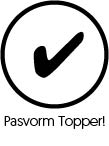 Pasvorm Topper
