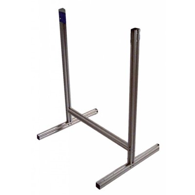Untergestell passend für TM-600-Folienschweißgeräte, aus Aluminiumprofilen, Höhe ca. 800 mm