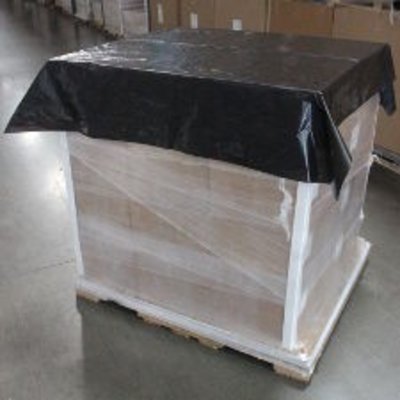 Palettenabdeckblätter, 1.200 x 1.600 mm, 40 my Stärke, LDPE-Folie schwarz eingefärbt, 200 St. per Rolle (= 1 VE)