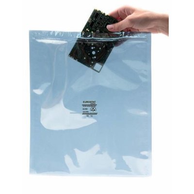 Metallisierte transparente Abschirmbeutel als Druckverschlußbeutel, 305 x 305 mm, 76 my, (1 VE = 500 St.)