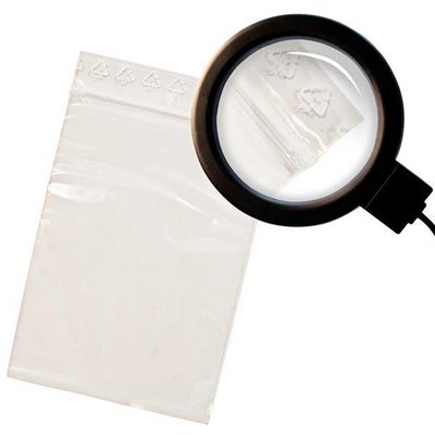 LDPE-Druckverschlußbeutel, Format: 50 x 80 mm (B x H bis zum Verschluß), 50 my Stärke, transparent, unbedruckt
