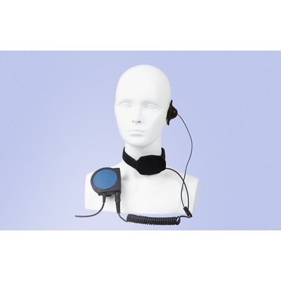 Hytera ELN09-Ex portofoon headset model keelmicrofoon