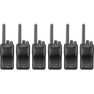 Kenwood TK-3501E protalk portofoonset (6 stuks)
