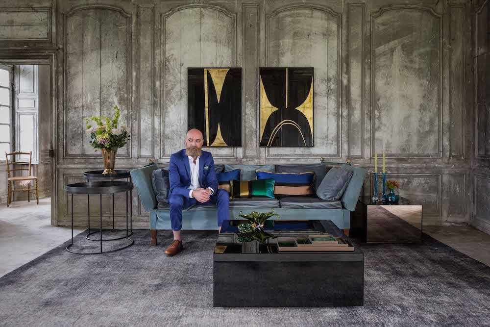 Stylist Wim van Vossele voor Notre Monde in Parijs