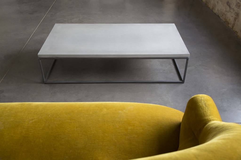 Coffee Table Perspective Rectangular La Boutique Blanche Lyon Béton Coffee Table Perspective Rectangular