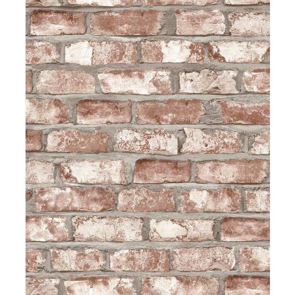 Behang Baksteenmotief dutch wallcoverings exposed warehouse baksteen bei - Behang Baksteenmotief