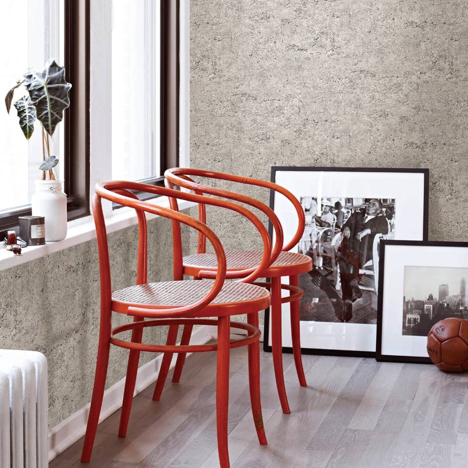 Dutch wallcoverings. reclaimed betonnen muur behang taupe de ... Muur kleur taupe