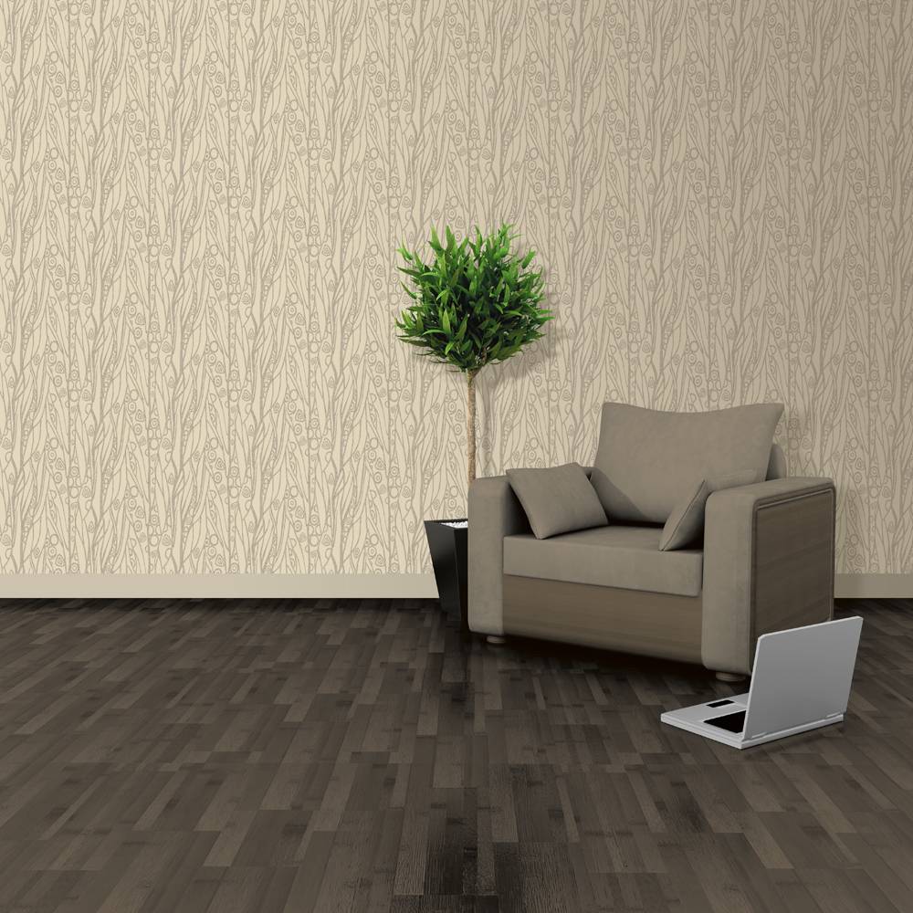 Soft & natural behang dessin beige j508 08 de behangwinkelier Woonkamer behang beige