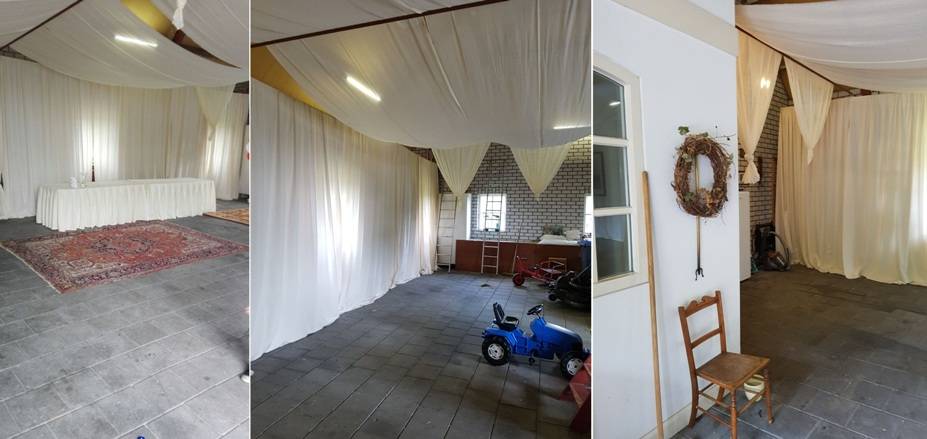 Aankleding trouwfeest