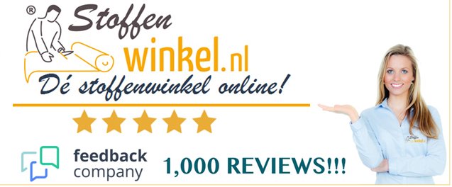 1000 reviews Stoffenwinkel