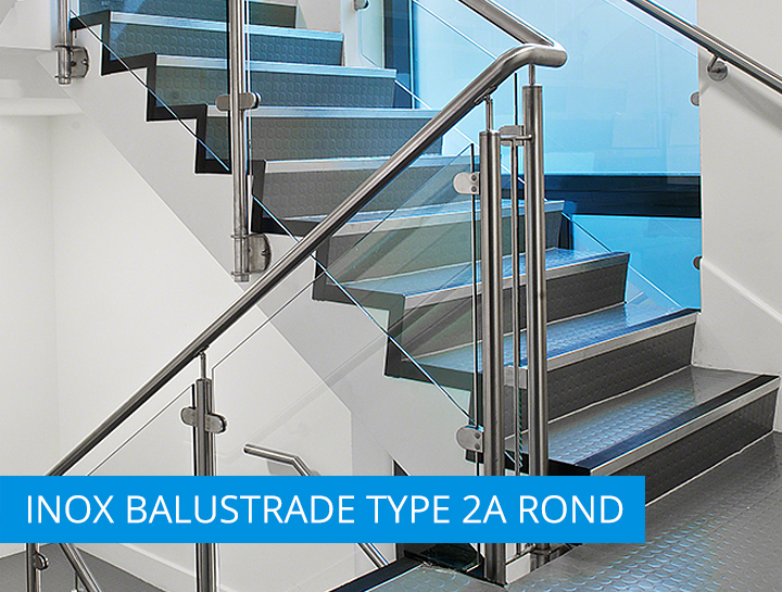 INOX balustrade type2A INOX balustrade type2A
