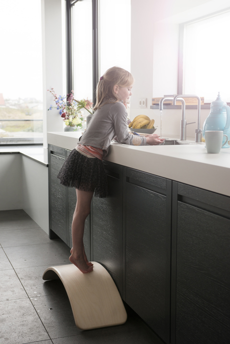 Wobbel Waldorf Balance Board in Natural Wood