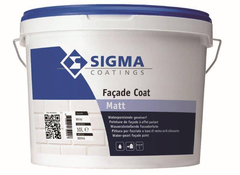 Sigma Sigma Façade Coat Matt White