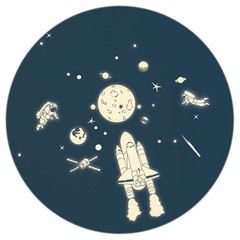 Glow in the dark muurstickers