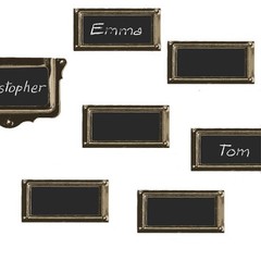 Krijtbord & Schoolbord muurstickers