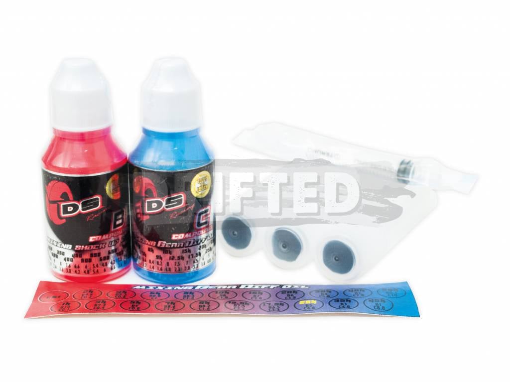 DS Racing SU001GE Mixing Gear Diff Oil Complete Set Drifted