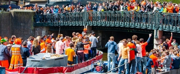 Koningsdag - Oranje confetti
