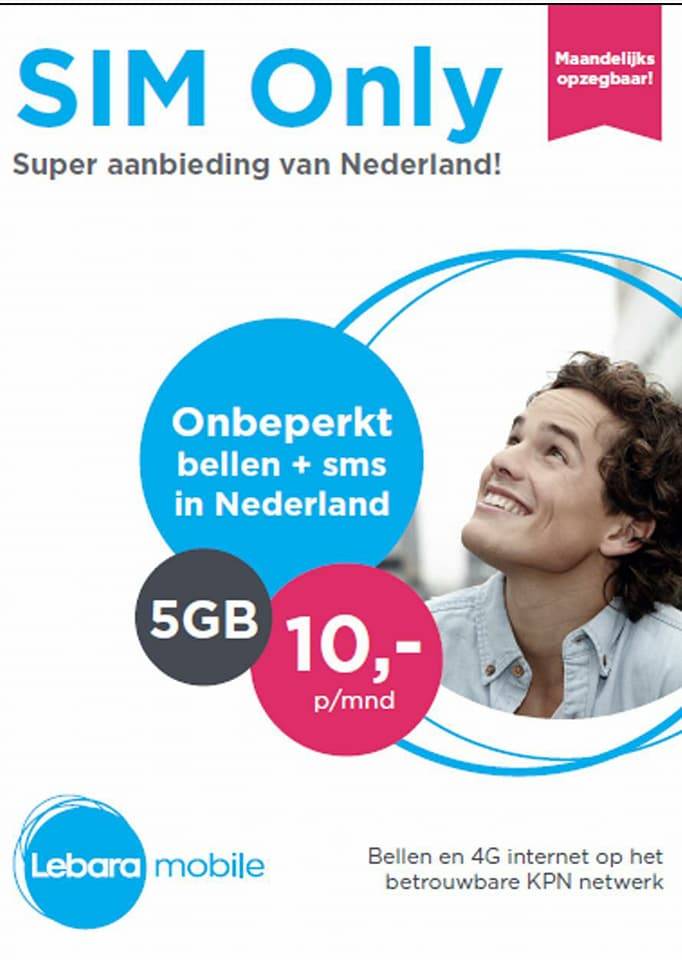 Lebara: Veel data voor weinig - Onbeperkt bellen 5GB Data