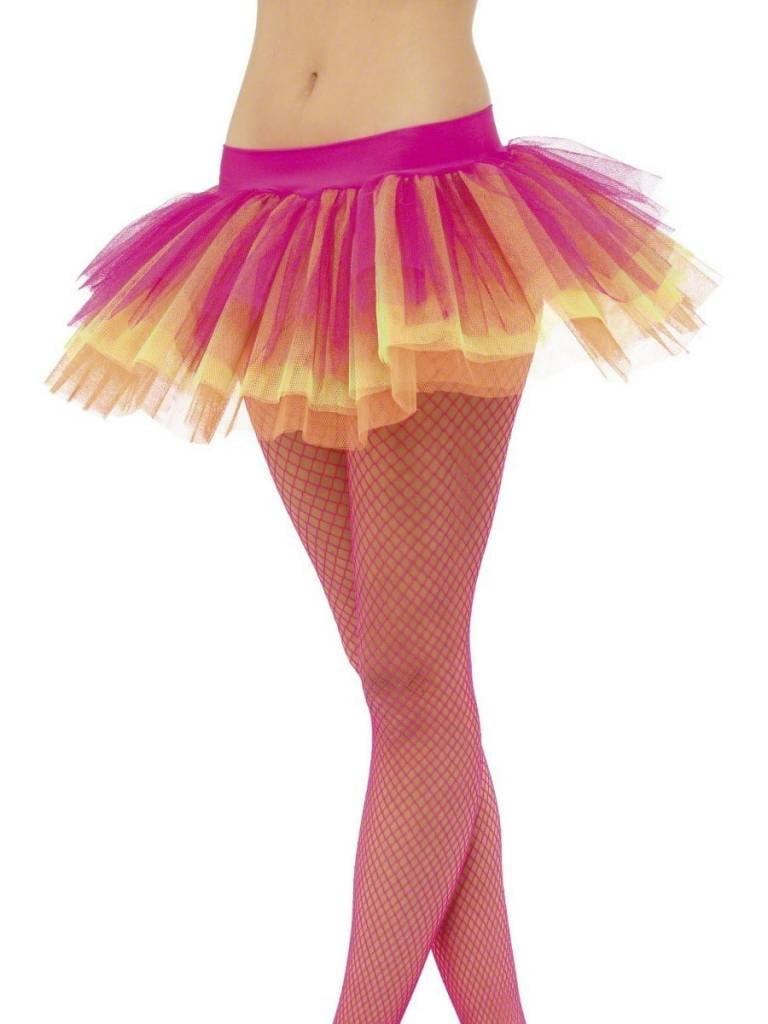  Tutu onderrok  neon multikleur Discokleding com