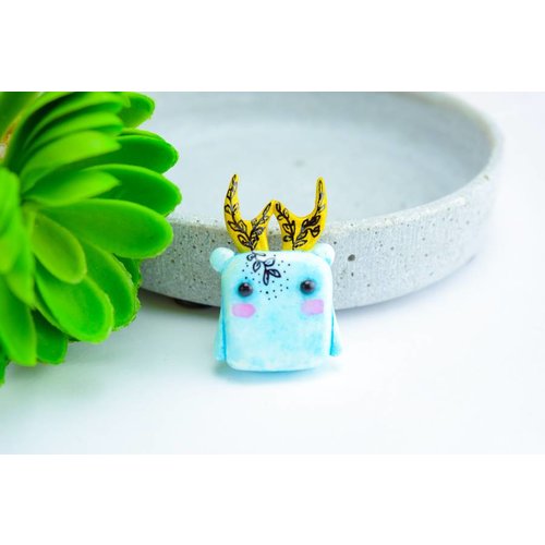 Cute Clay "Marshmallow-Bär mit Geweih" - Magnet Cute Clay "Marshmallow-Bär mit Geweih" - Magnet
