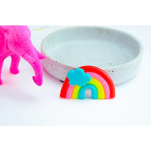 Cute Clay "Regenbogen mit Wolke" - Magnet Cute Clay "Regenbogen mit Wolke" - Magnet
