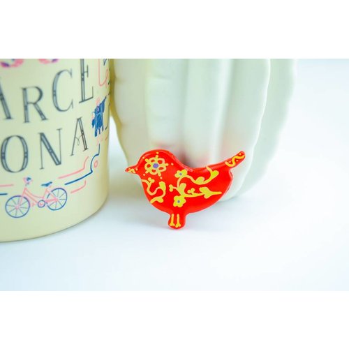 Cute Clay "Red Bird" - Magnet Cute Clay "Red Bird" - Magnet
