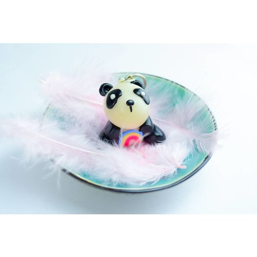 Cute Clay "Pandabär"-Schlüsselanhänger Cute Clay "Pandabär"-Schlüsselanhänger
