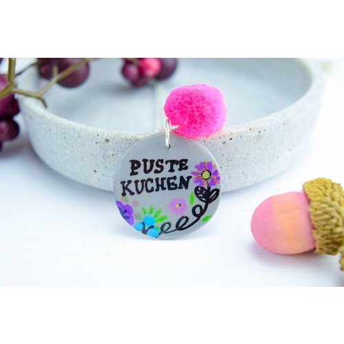 Cute Clay "Pustekuchen" - Spruch-Kette Cute Clay "Pustekuchen" - Spruch-Kette