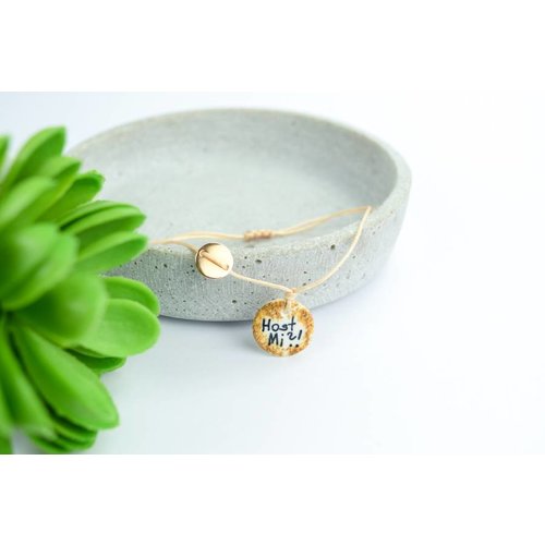Cute Clay "Host Mi?!" - Spruch-Armband Cute Clay "Host Mi?!" - Spruch-Armband