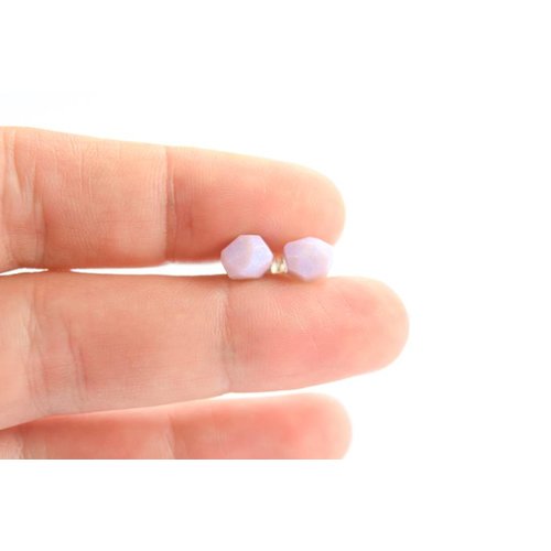 Cute Clay "Rock lightrose holo" - Ohrstecker Cute Clay "Rock lightrose holo" - Ohrstecker