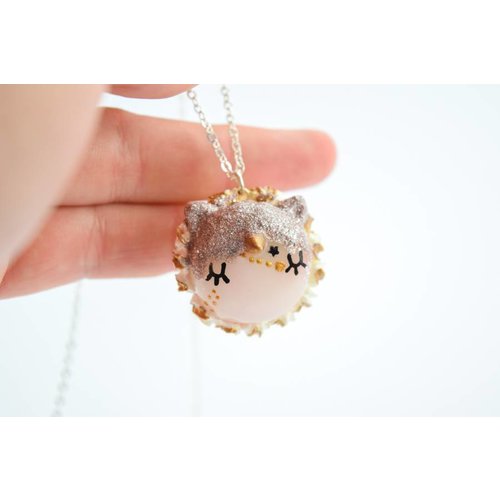Cute Clay "Sternenstaub-Einhorn-Macaron" - Kette Cute Clay "Sternenstaub-Einhorn-Macaron" - Kette