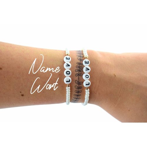 Cute Clay "Dein Wunschname oder Wort" - Armband Cute Clay "Dein Wunschname oder Wort" - Armband