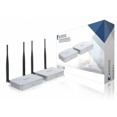 König König 5 GHz Draadloze HDMI Zender 1080p / 3D Podpora - Bereik 100 m König König 5 GHz Draadloze HDMI Zender 1080p / 3D Podpora - Bereik 100 m