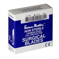 Nr 10 mesjes n-steriel blauw