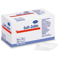 Soft Zellin alcoholdeppers - gevouwen tot 30x30mm per 100st