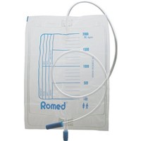 10x urinezakken 2 liter met ventiel steriel 90cm slang