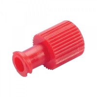 Afsluitdopjes combi rood of blauw p. 100st