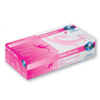 roze nitril handschoenen Pink Pearl p.doosje a 100