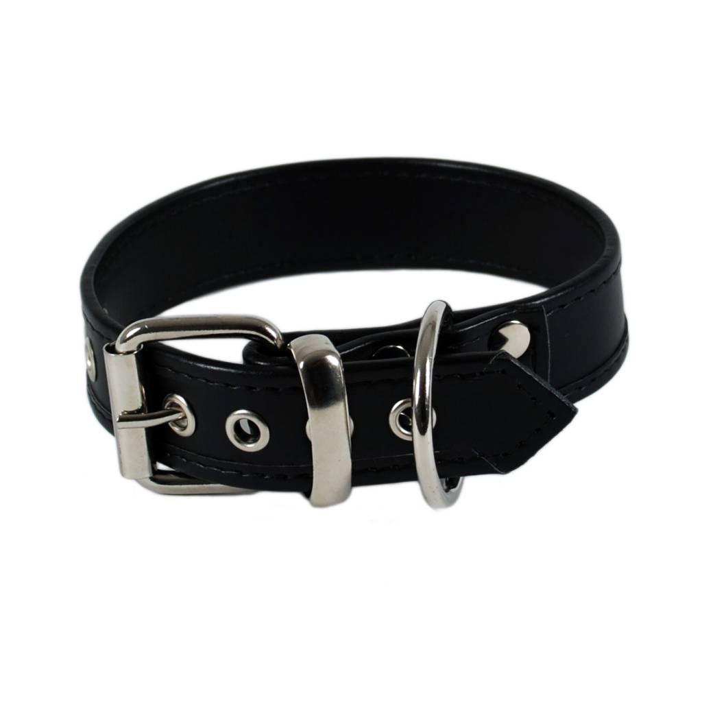 Leather Slave Collar with 1 D-Ring - RoB Wholesale