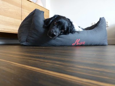 Hondenmand met de naam van je eigen Hond!