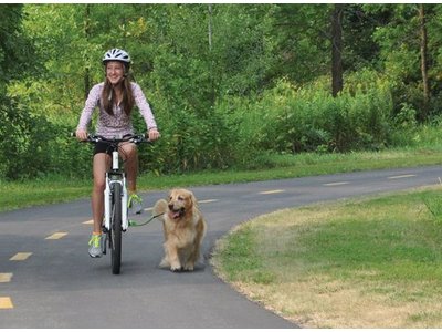 WoofCycle Hondenfietsbeugel om samen met je Hond te fietsen