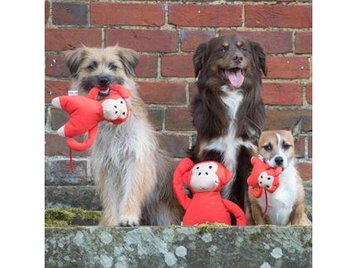 Beco Pets Pluche Knuffel Aap voor Honden